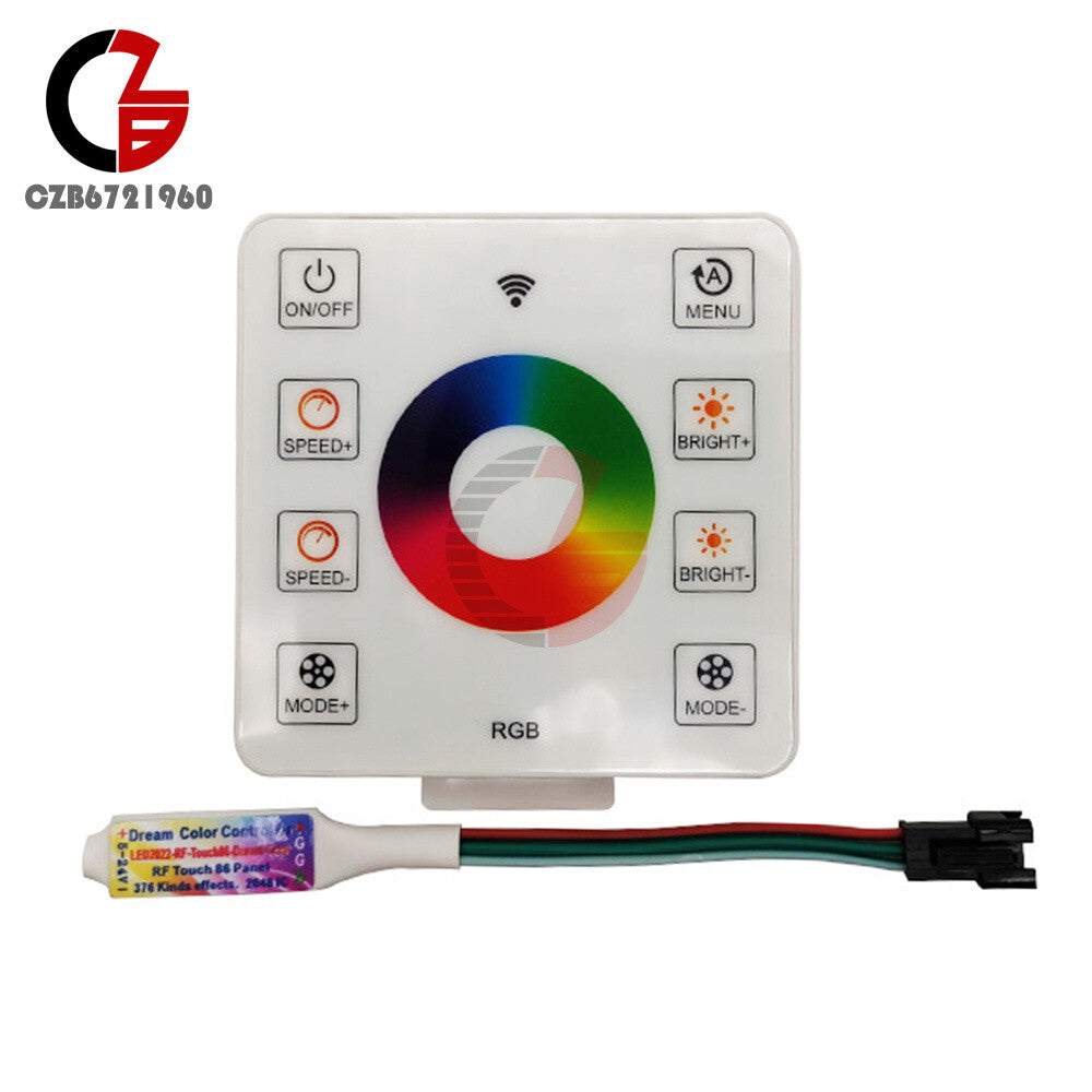ya 14 DC5-24V Panel LED Controller For WS2812B WS2811 Colorful Strip Light +3pin cable