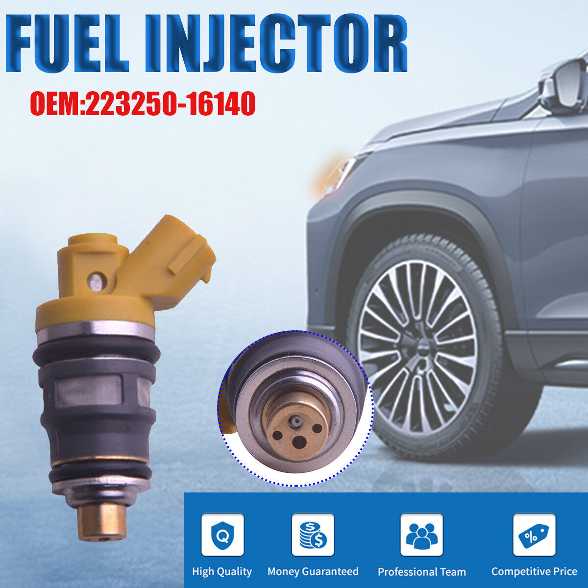 ya 1 8.5.2 4pcs Fuel Injector 23250-16140 for Corolla LVN AE101 AE111 Carina AT210