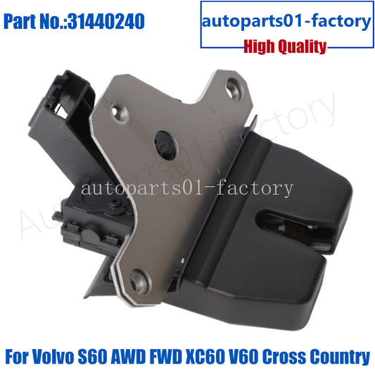 ya 27 7.2 1PCS Rear Tailgate Boot Lid Lock for Volvo S60 AWD FWD XC60 V60 Cross Country