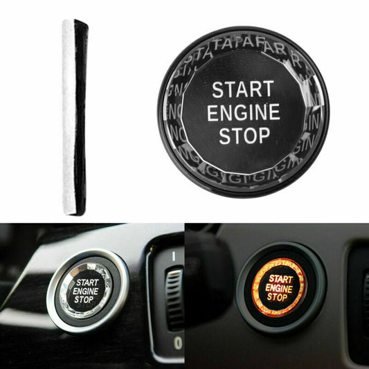 ya 1 8.5.1 Black Engine Start Stop Switch Button Cover Crystal Fits E Chassis E90 E92