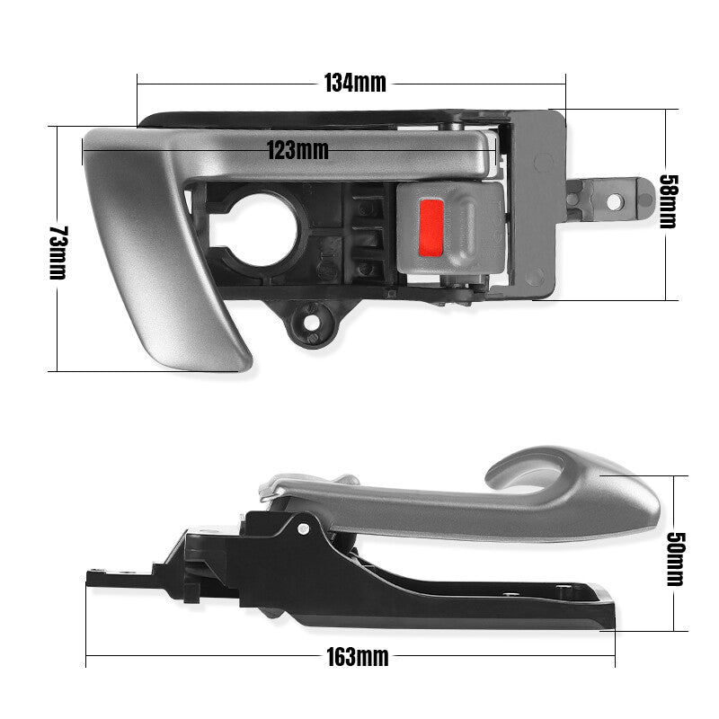 ya 5 8.7 for Hyundai Santa Fe Right Left Interior Inner Door Handle 07-12 82610-2B010-1D