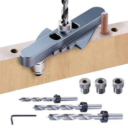 ya 17 Self-Centering Dowel Device Drill Guide Puncher Locator for Woodworking