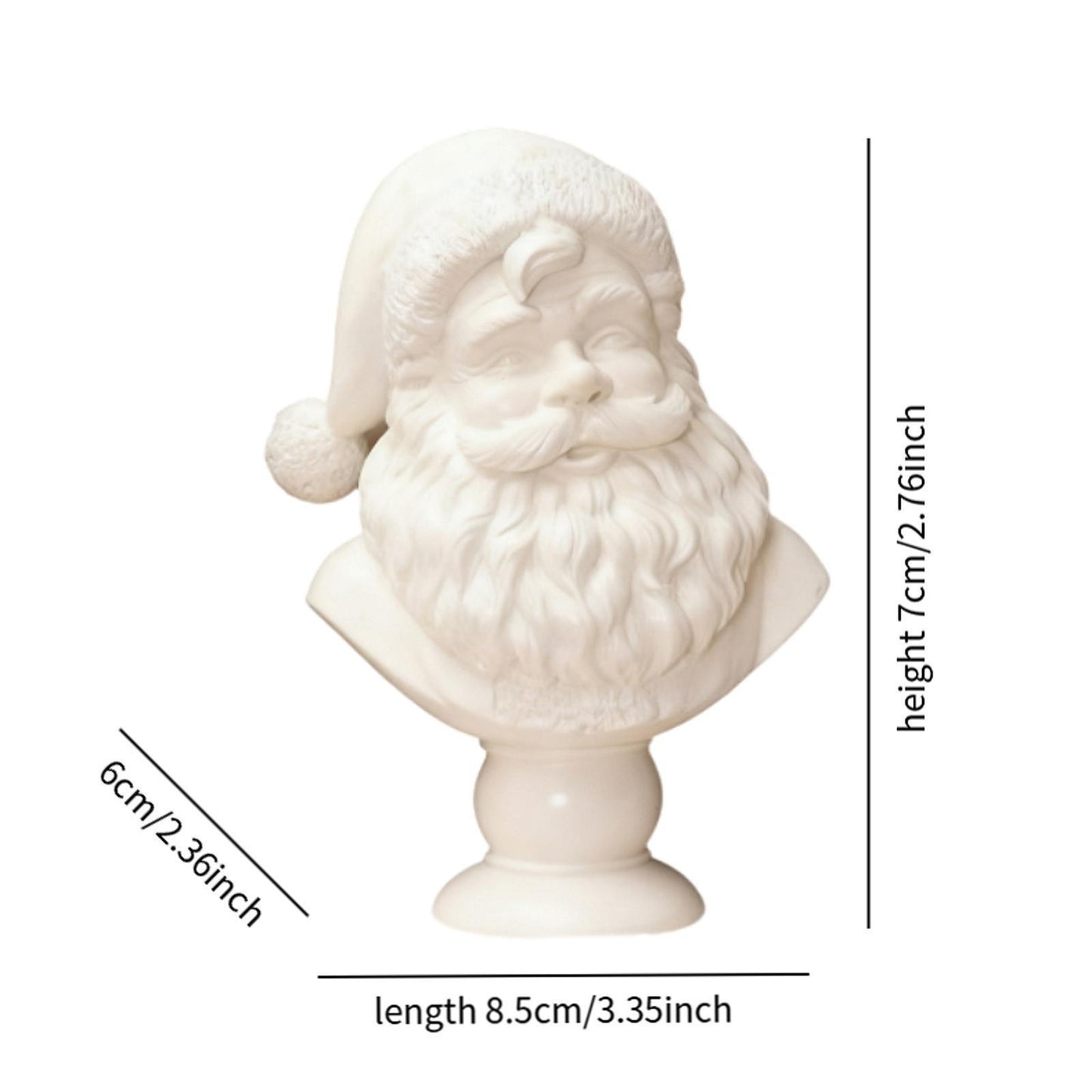 ya 25 Santa Figure Or ment Creative Santa Statue for Bedroom Shelf Home