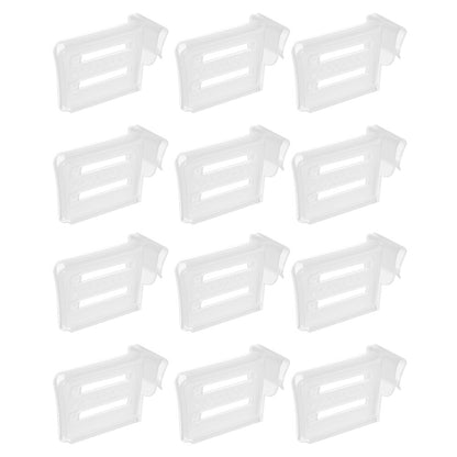 ya 25 12PCS Shelf Bin Divider Divider Clips idge Door Seperator idge Shelf Clasps