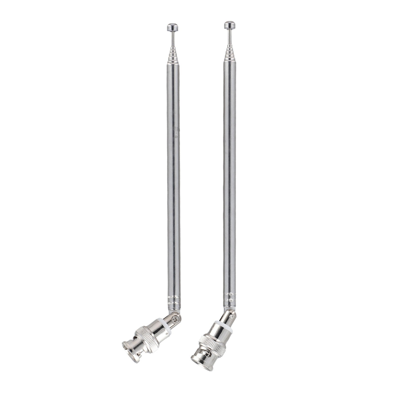 ya 16 Practical Telescopic BNC Antenna for Radio Scanner VHF UHF AM FM 2 Pack