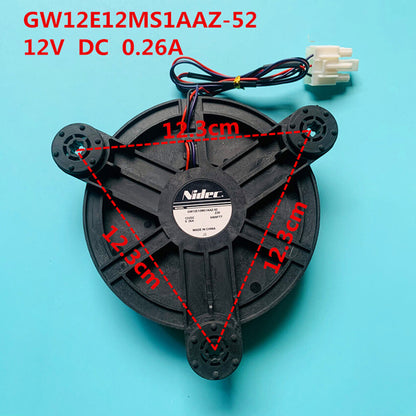 ya 26 idge Reigerator eezer Fan 3-Wire Large Plug DC12V 0.26A Fan for 