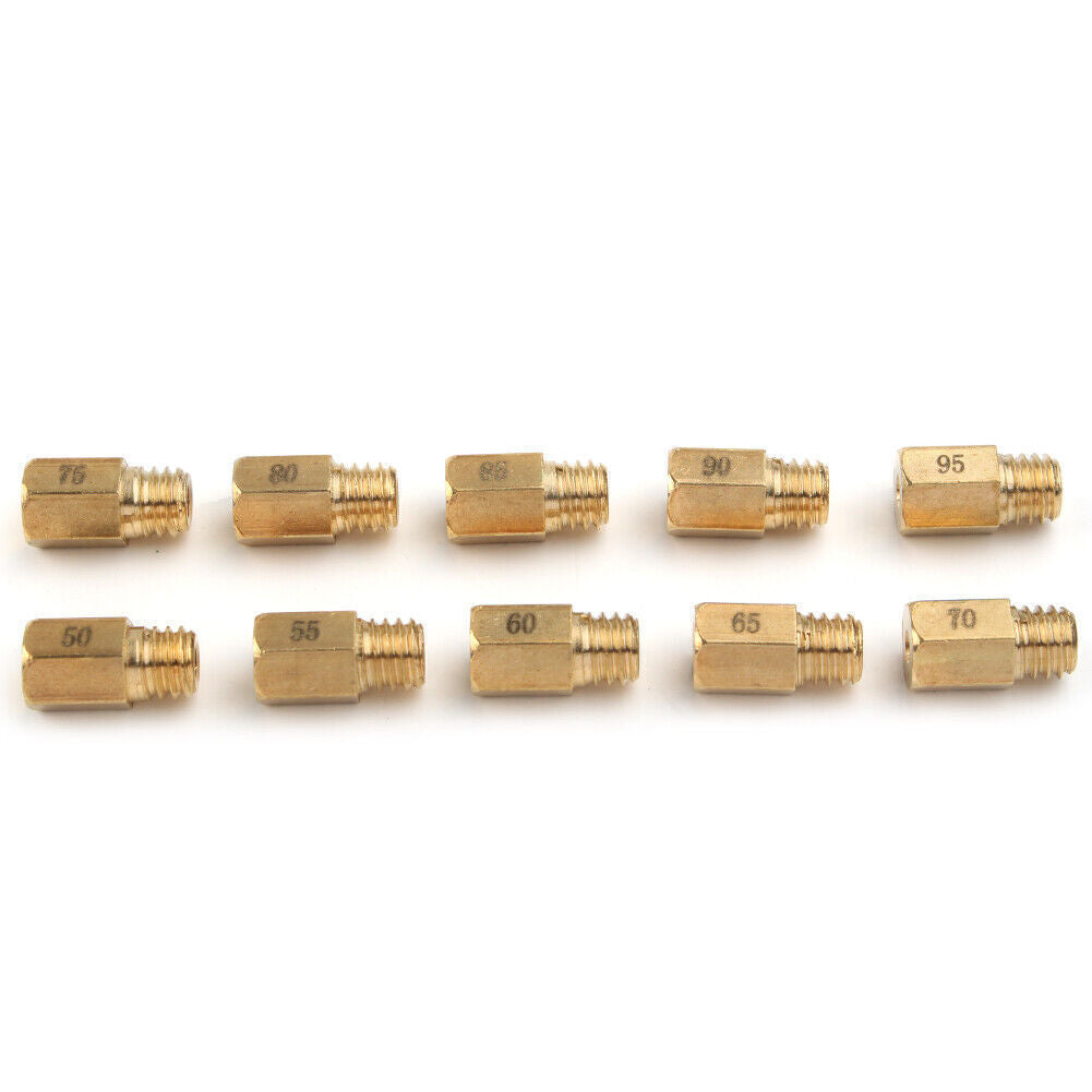 ya 3 6.23 10PCS Carburetor Main Jet Fit VM/TM/TMX AX100 50 55 60 65 70 75 80 85 90