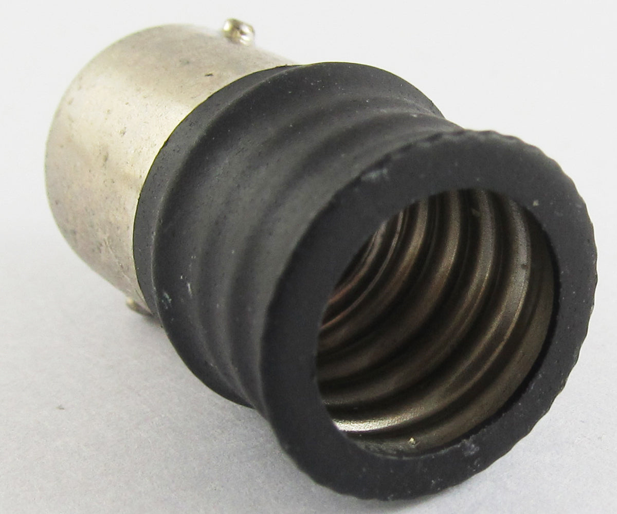 ya 14 10pcs BA15D Male to E14 Female Socket Base LED Halogen Light Bulb Lamp Adapter