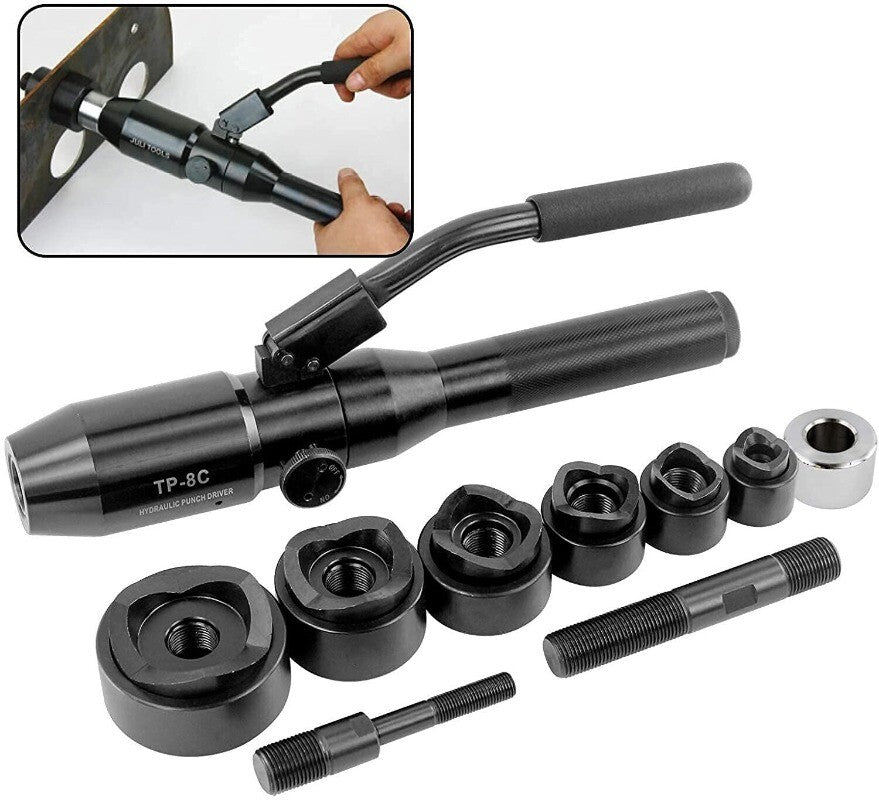 ya 26 TP-8C Hydraulic Hand Hole Punching Tool Set with 22.5-61.5mm in Mild Sheet