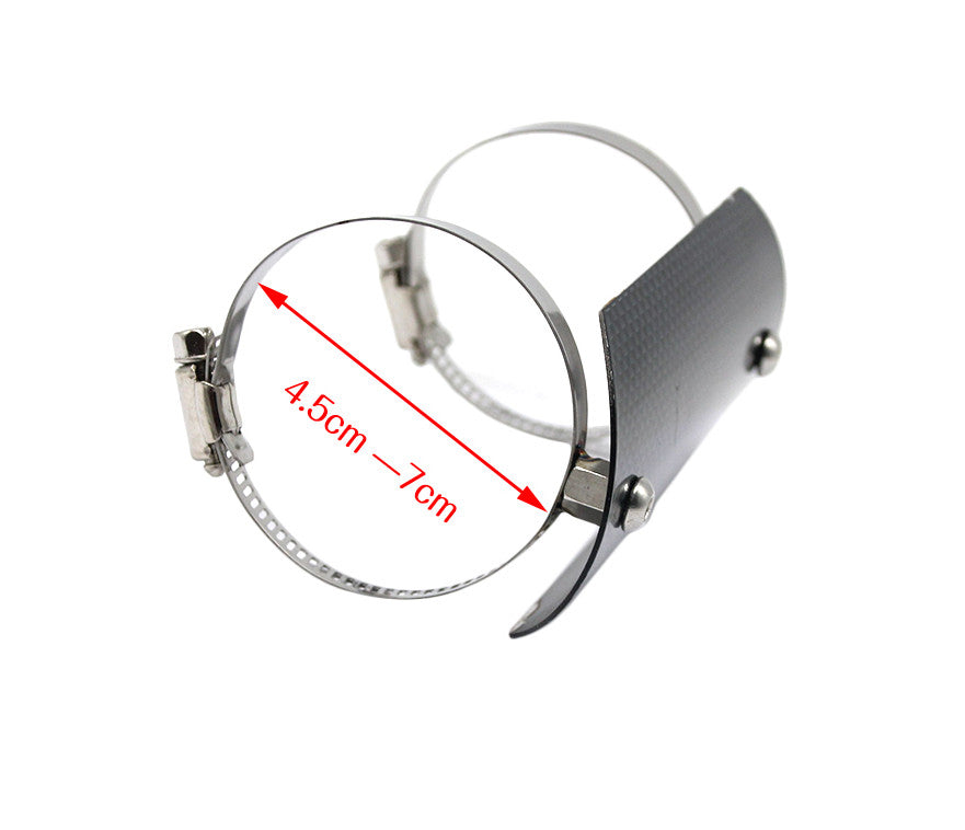 ya 5 8.7 1PC Blue Stainless Steel System Muffler Cover diameter 4.5-7 cm