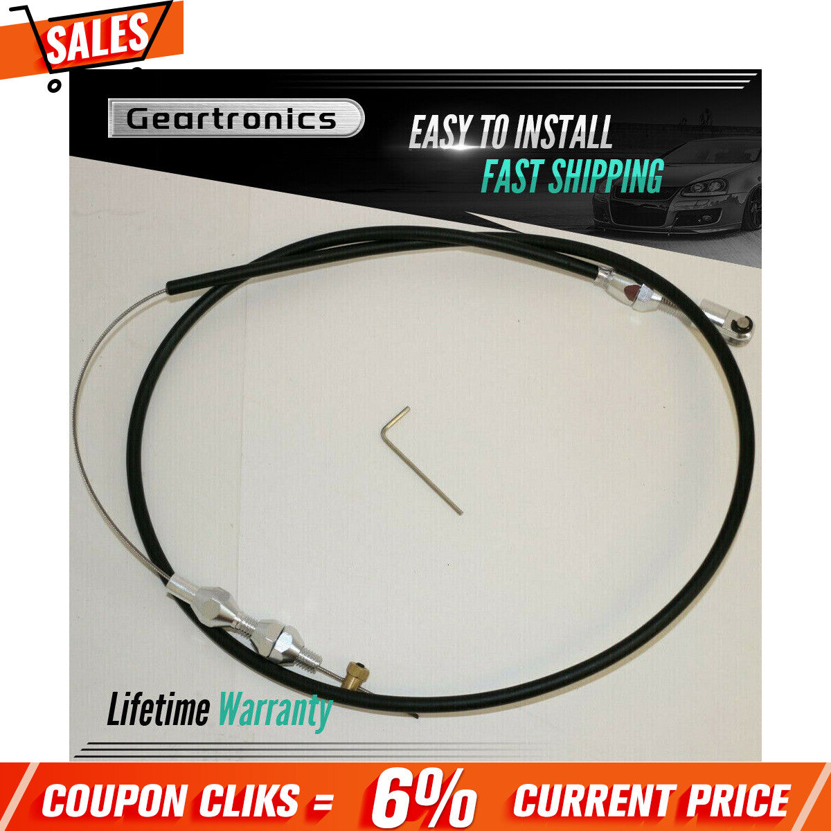 ya 27 7.20 1PC Black FOR LS Engine Throttle Cable LS1 4.8 5.3 5.7 6.0 Street Hot Rod LQ4!