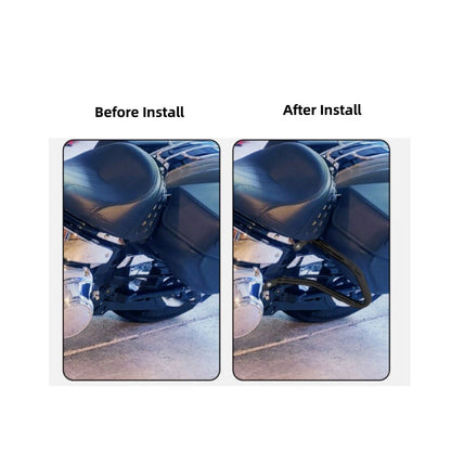 ya 5 8.7 Rear Saddle Bag Crash Barrier Black Suitable for Harley Heritage Classic FLHC 2018-2023