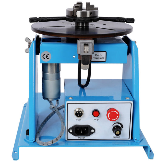 ya 16 Rotary Welding Positioner 10KG, 110V 20W Portable, 0-90¡ã Turntable w/3-Jaw Chuck