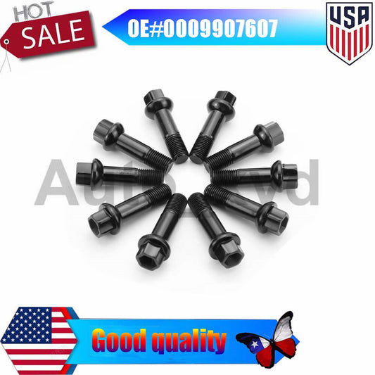 ya 8 5.27.2 10PCS A0009907607 Wheel Lug Bolt Nuts for Mercedes-benz GLE300D GLE350 GLK250