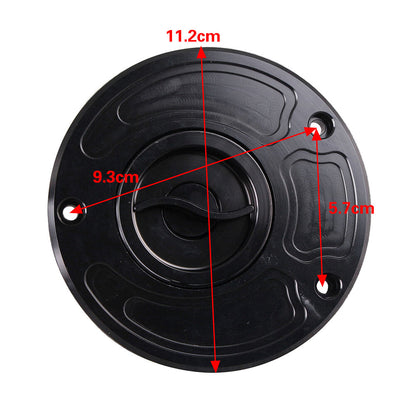 ya 5 8.7 for Kawasaki Z1000 2003-2006 & ZZR1200 2002-2005 Billet Gas Fuel Tank Cap Black