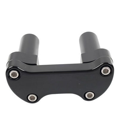 ya 5 8.7 4 Handlebar Risers Top Clamp Mount Fit for Harley Sportster Dyna Softail Road King