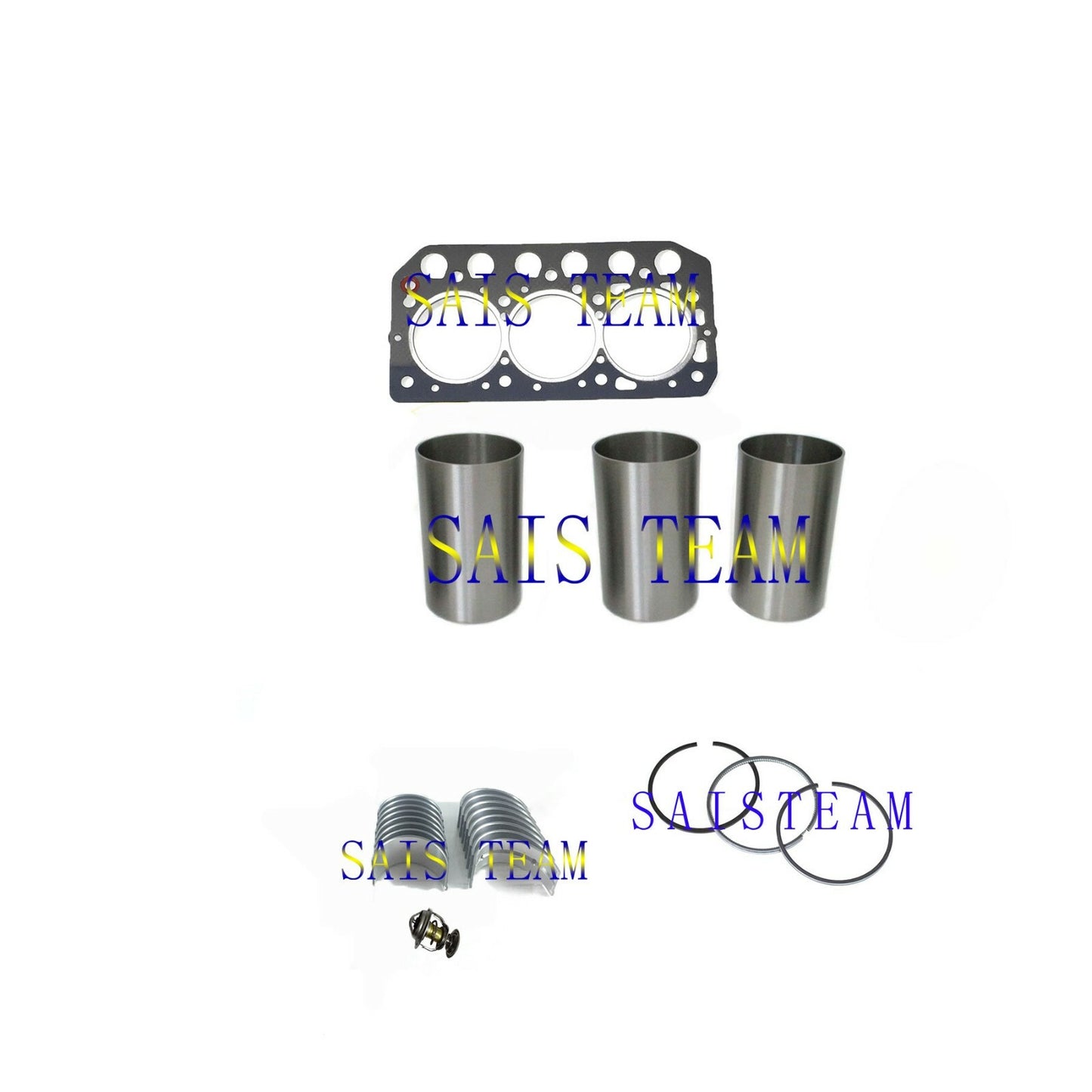 ya 9 6.5.3 S3L2 Head Gasket Piston Ring Bearing Thermostat For TYM 273 Tractor for Mitsubishi