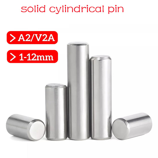 Dowel Pins Stainless Steel Shelf Support Pegs Pin Rod Metal Parallel Pins DIN7
