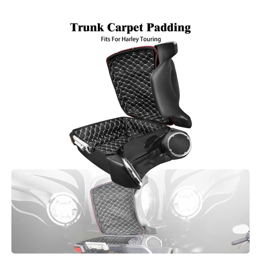 ya 12 5.21 King Tour Pak Trunk Insert Carpet Liner Fit for Harley Touring Glide FLH 2014-UP