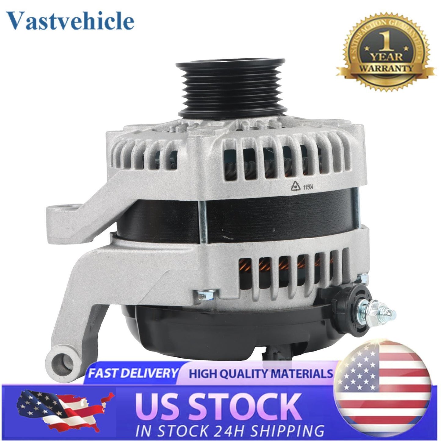 ya 27 7.2 11504 Alternator Fit for Jeep Liberty 2010-12 3.7L V6 140Amp 6-Groove