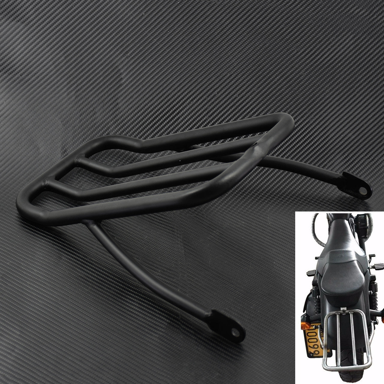 ya 4 6.21 Motorcycle Luggage Shelf Frame Rack Fit for Harley Sportster XL 883 Forty Eight