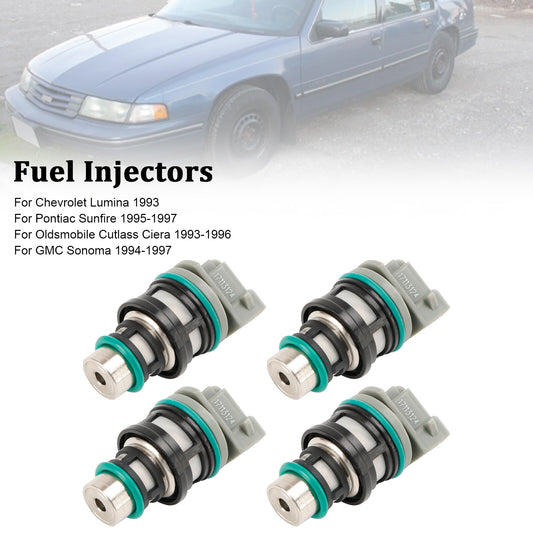 ya 1 8.12 baidi 4PCS Fuel Injectors 17113124 for Chevy for Buick for Pontiac 2.2L 17113197