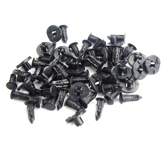 ya 27 6.18.2 30x Push-Type Retainer for 2008-2015 Lancer Fender Liner Clips 0155309321 Black
