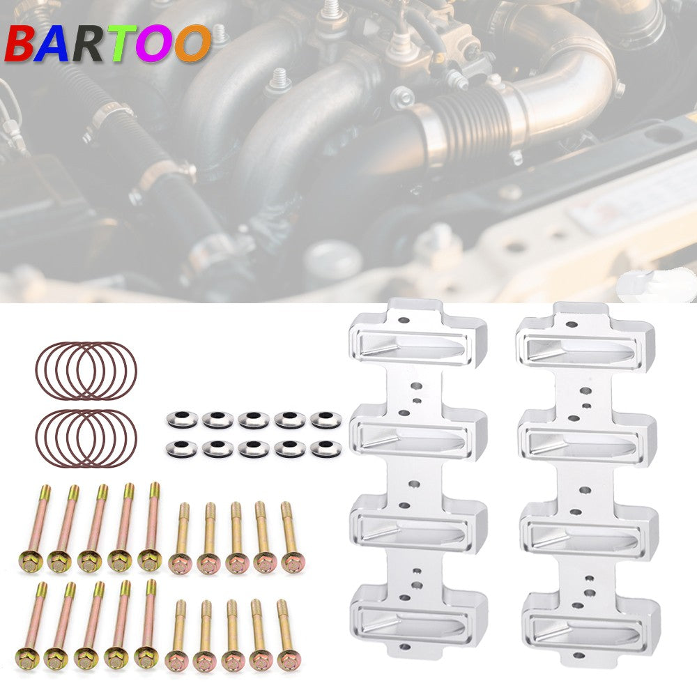 ya 7 6.10 For LS Cathedral Port Cylinder Head to Rectangle Port Intake Manifold Adapters