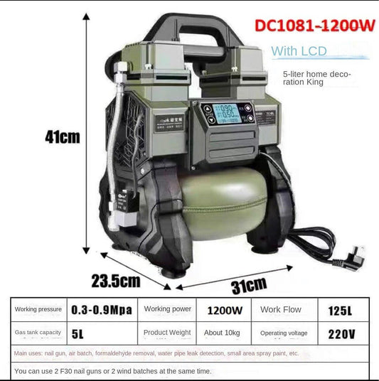 ya 14 Air Compressor Portable Small Mute Painting High-pressure Air Compressor 220V