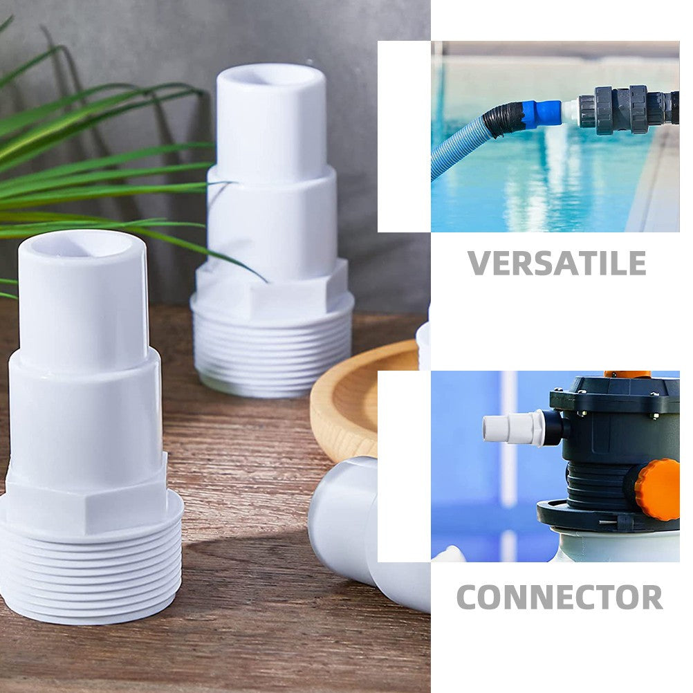 ya 14 2 Pcs Durable PP Swimming Pool Pump Hose Adapter Connector for Pool Parts