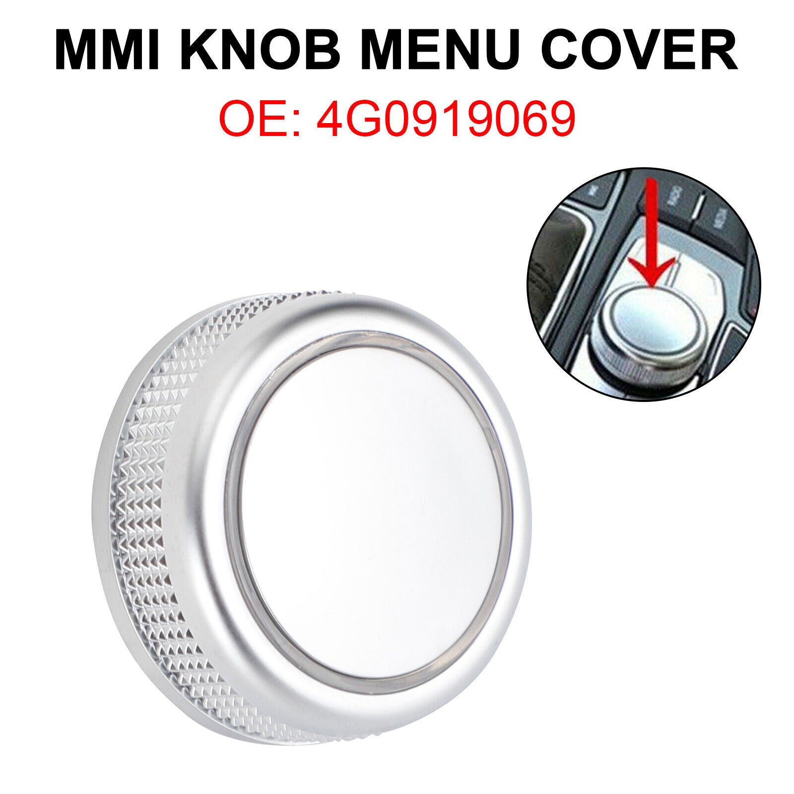 ya 1 8.5.1 MMI Control Knob Rotary Menu Navigation for Audi A6 C7 A7 RS6 RS7 4G0919069 D1