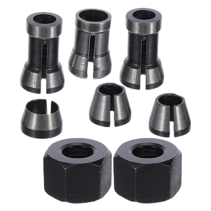 ya 14 8 Pcs Trimming Machine Chuck Collet Router Milling Tools Adaptor