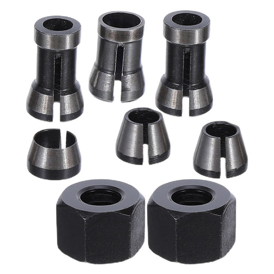 ya 14 8 Pcs Trimming Machine Chuck Collet Router Milling Tools Adaptor