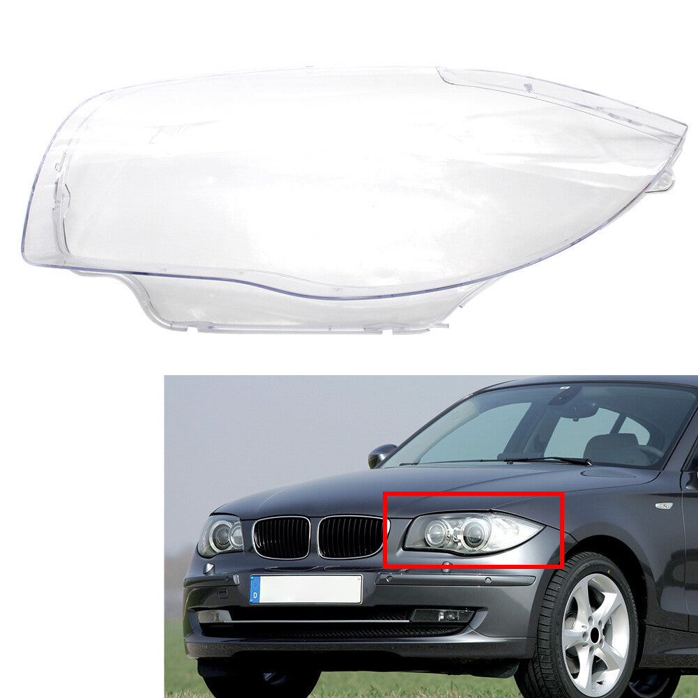 ya 2 6.29 Headlight Lens Headlamp Shell Cover for BMW 1 Series E81 E82 E87 E88 1M 03-11