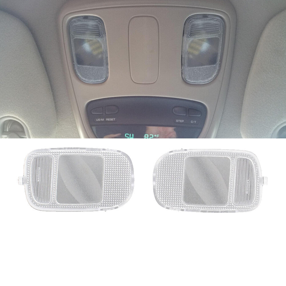 ya 2 6.26 Set for 2002 - 2010 for Dodge for Ram Overhead Console Dome Map Reading Light Lens