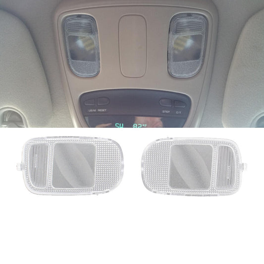ya 2 6.26 Set for 2002 - 2010 for Dodge for Ram Overhead Console Dome Map Reading Light Lens