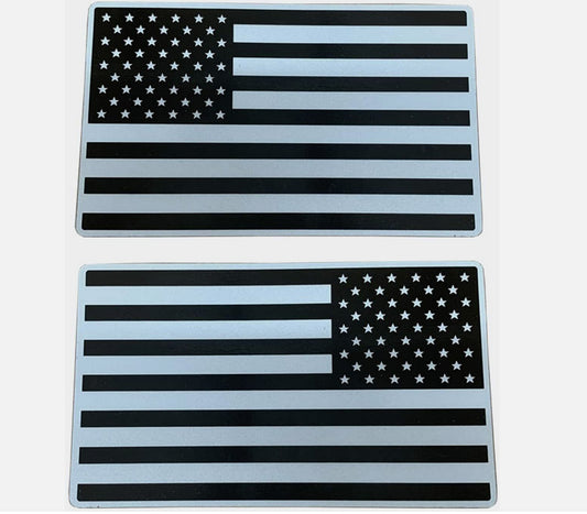 ya 1 8.5.1 Car License Plate Frame Cover Cover Trunk American Flag Chrome For 1x