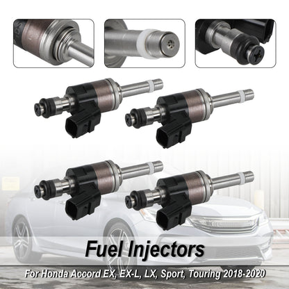 ya 1 8.12 baidi 4PCS Fuel Injectors 16010-5PA-305 for Honda Accord 2018-20 CR-V 2017-20 1.5L U1