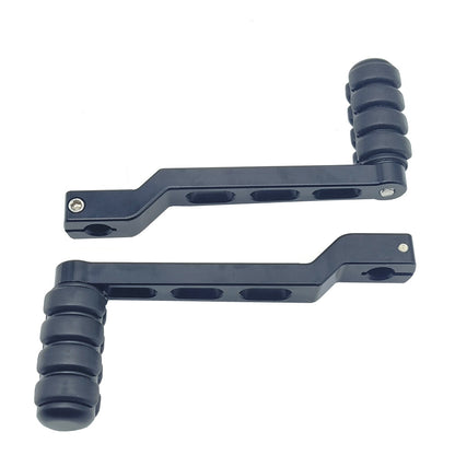 ya 5 8.7 Black heel toe gear shift lever with transmission pin for Harley Road Glide Road King