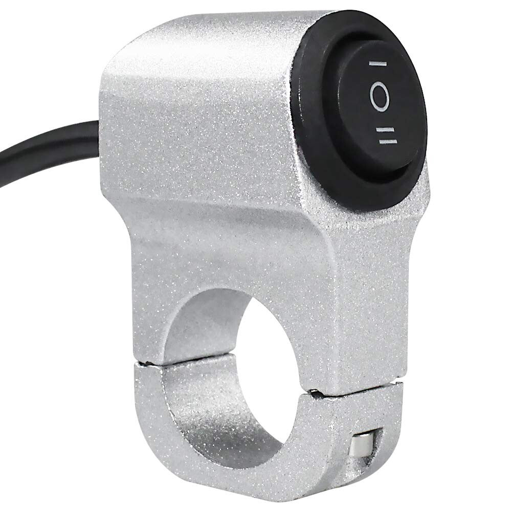 ya 1 7.4 Handlebar Light Switch On/Off/One Button CNC Alu for Mini um Fog Light Switch ATV 12V