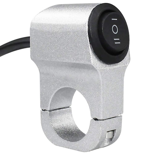 ya 1 7.4 Handlebar Light Switch On/Off/One Button CNC Alu for Mini um Fog Light Switch ATV 12V