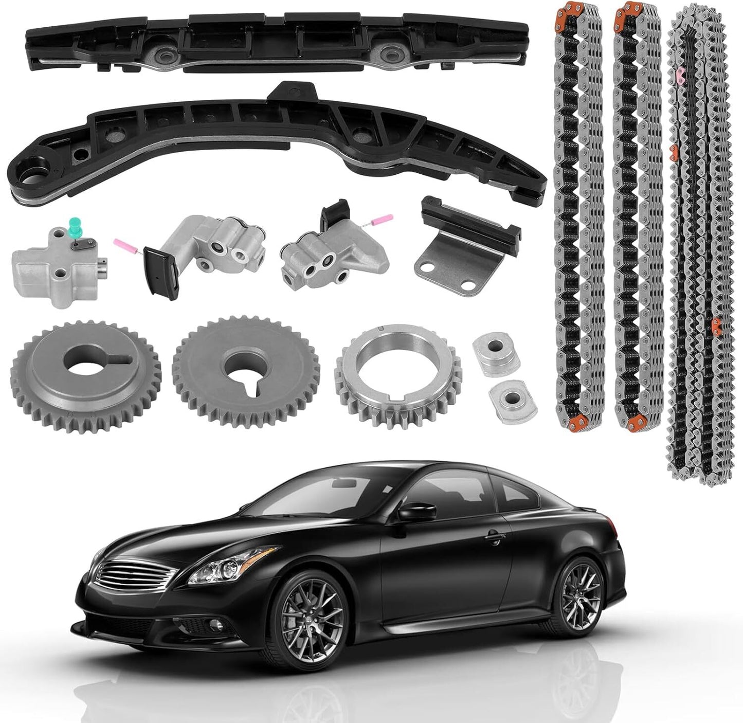 ya 9 6.5.2 Timing Chain Kit Fit for Infiniti for Nissan 370Z QX70 G37 M37 Q60 V36 VQ37VHR 3.7L
