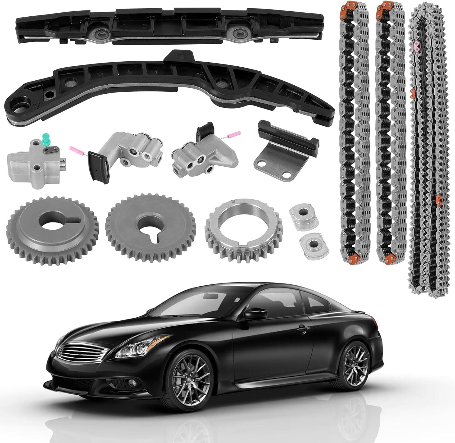 ya 9 6.5.2 Timing Chain Kit Fit for Infiniti for Nissan 370Z QX70 G37 M37 Q60 V36 VQ37VHR 3.7L