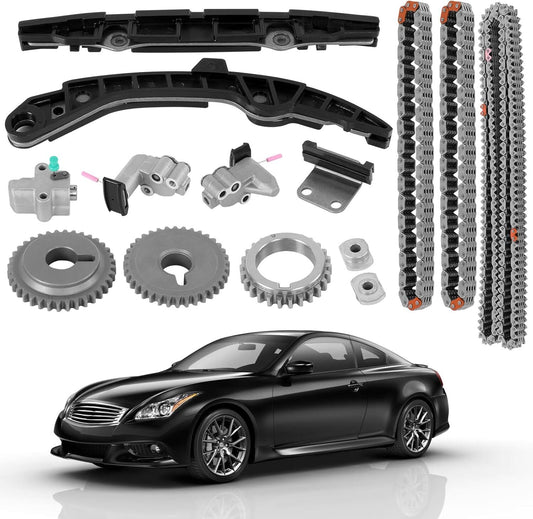 ya 9 6.5.2 Timing Chain Kit Fit for Infiniti for Nissan 370Z QX70 G37 M37 Q60 V36 VQ37VHR 3.7L
