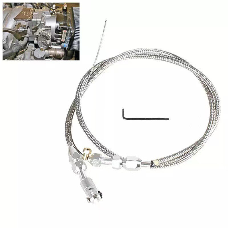 ya 9 6.5.2 36 '' Length Adjustable Car Throttle Cable Accelerator Modified Replacement