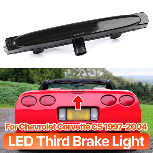 ya 1 7.3 Smoke Lens 3rd Third Brake Stop Tail Light For 1997-2004 for Chevrolet for Corvette C5