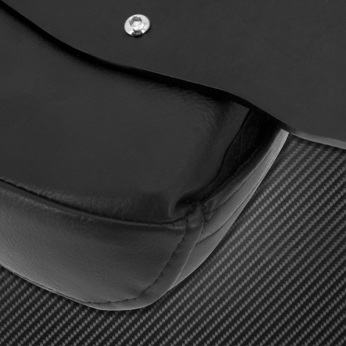 ya 3 6.25.3 Black Front Driver Rider Backrest Pad Fit For Indian Scout 2015-2020 Sixty 16-20