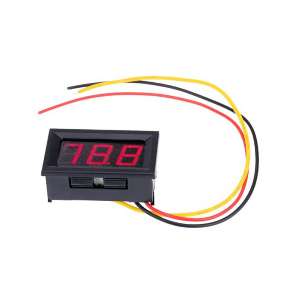 ya 5 8.7 0-99.9V Three Wire DC Voltmeter Head LCD Digital Display Three Wire Voltmeter