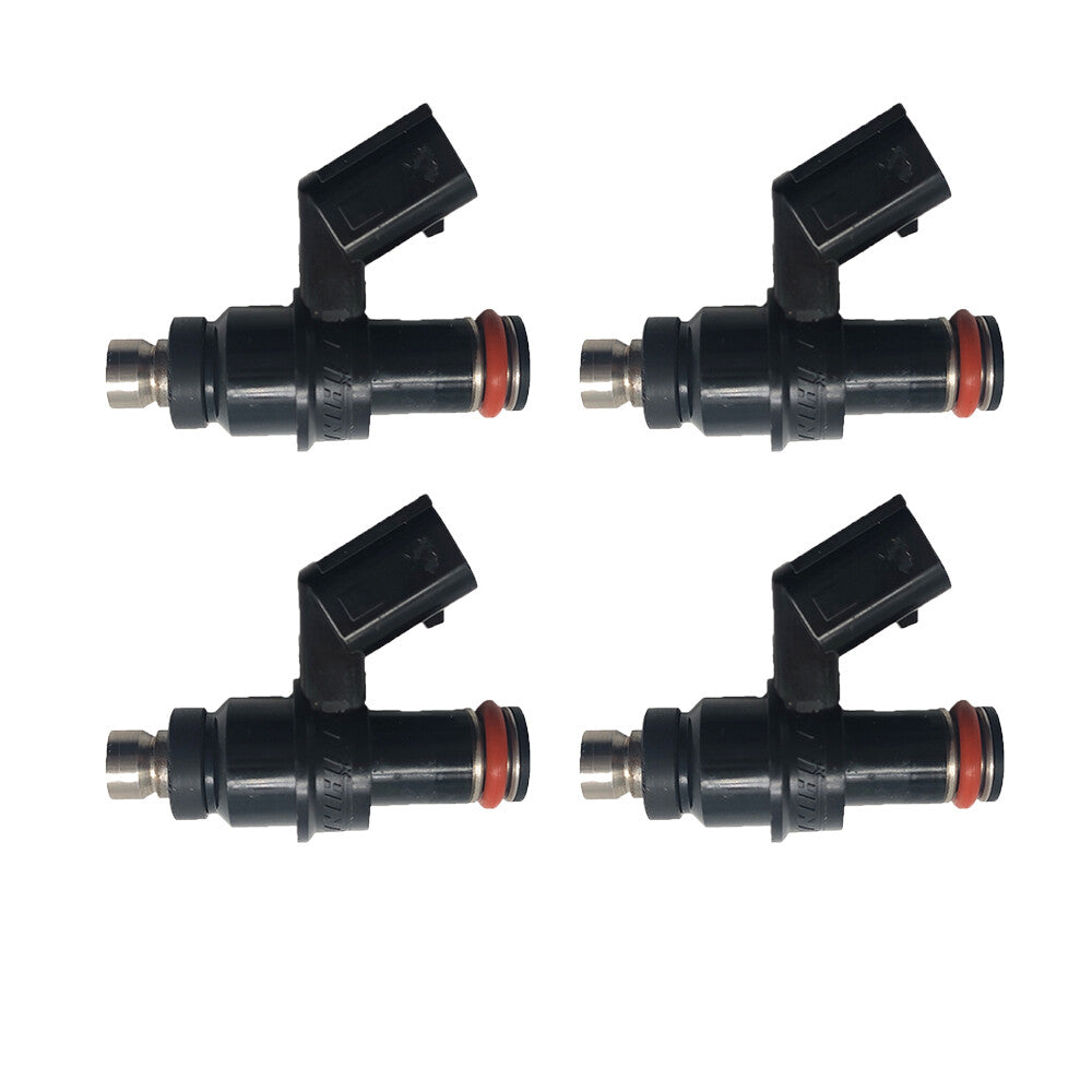 ya 3 6.23 4-Pack Fuel Injectors for 2010 ZX-6R (ZX600RAF) - Top Feed Injectors 49033-0015