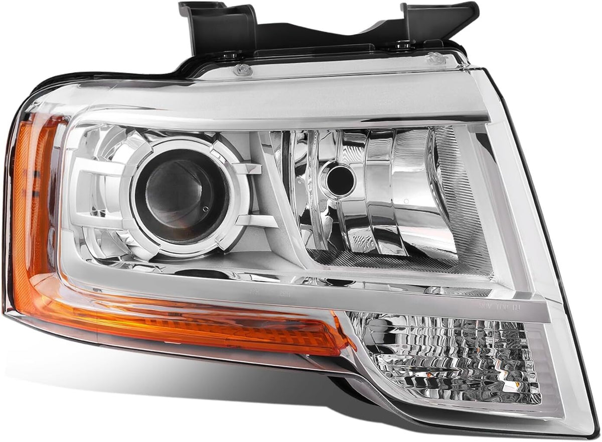 ya 10 10.28 Chrome Projector Right Headlight For 2015-2017 Expedition Passenger Side n